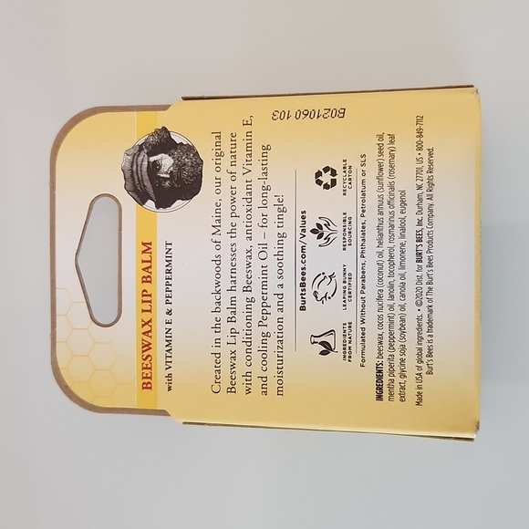 New Burt's Bees 4 Pack Lip Balm - Picture 2 of 2